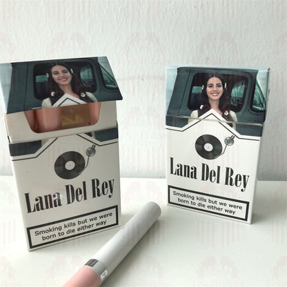 Lana Del Rey Lipstick Set, Personalized Christmas Gifts, Lana Del Rey Poster Cigarette Box