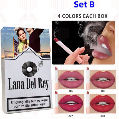 Lana Del Rey Lipstick Set, Personalized Christmas Gifts, Lana Del Rey Poster Cigarette Box