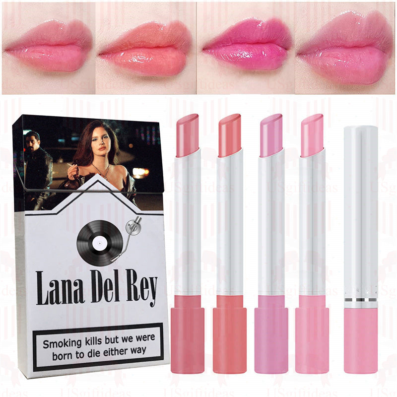 Lana Del Rey Lipstick Set, Personalized Christmas Gifts, Lana Del Rey Poster Cigarette Box