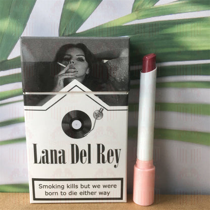 Lana Del Rey Lipstick Set, Personalized Christmas Gifts, Lana Del Rey Poster Cigarette Box