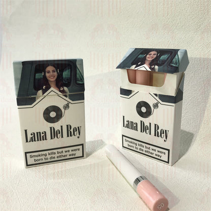 Lana Del Rey Lipstick Set, Personalized Christmas Gifts, Lana Del Rey Poster Cigarette Box