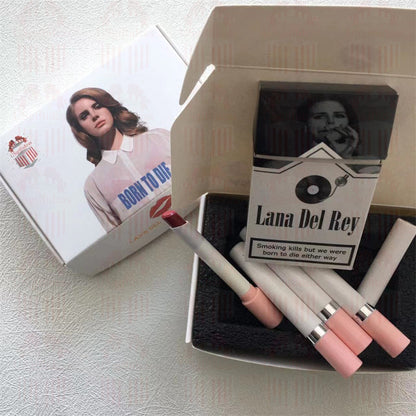 Lana Del Rey Lipstick Set, Personalized Christmas Gifts, Lana Del Rey Poster Cigarette Box