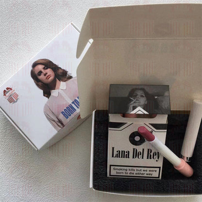 Lana Del Rey Lipstick Set, Personalized Christmas Gifts, Lana Del Rey Poster Cigarette Box