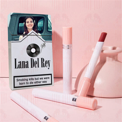 Lana Del Rey Lipstick Set, Personalized Christmas Gifts, Lana Del Rey Poster Cigarette Box