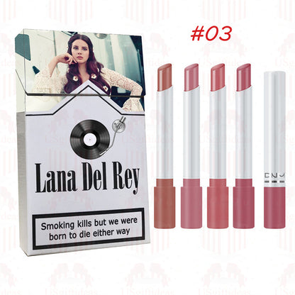 Lana Del Rey Lipstick Set, Personalized Christmas Gifts, Lana Del Rey Poster Cigarette Box