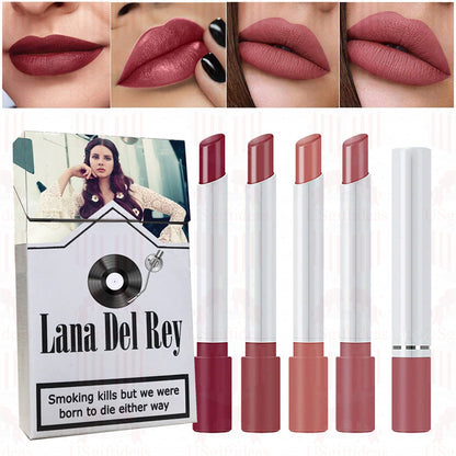 Lana Del Rey Lipstick Set, Personalized Christmas Gifts, Lana Del Rey Poster Cigarette Box