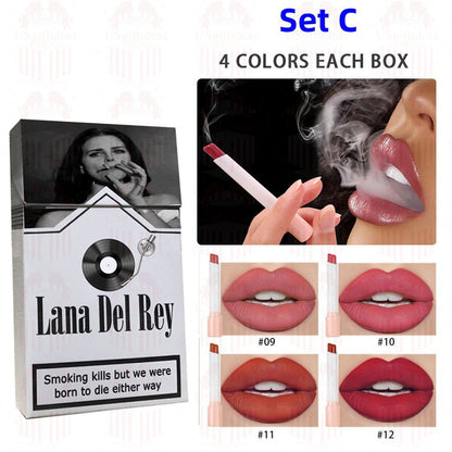 Lana Del Rey Lipstick Set, Personalized Christmas Gifts, Lana Del Rey Poster Cigarette Box