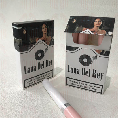 Lana Del Rey Lipstick Set, Personalized Christmas Gifts, Lana Del Rey Poster Cigarette Box