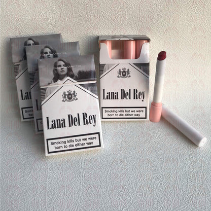 Lana Del Rey Lipstick Set, Personalized Christmas Gifts, Lana Del Rey Poster Cigarette Box