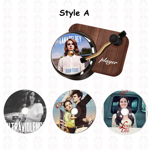 Lana Del Rey Car Air Freshener, Custom Car Air Freshener With Your Photo, Recod Player Car Air Freshener, Personalized Lana Del Rey Gift