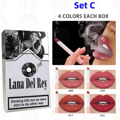 Lana Del Rey Lipstick Set, Personalized Christmas Gifts, Lana Del Rey Poster Cigarette Box