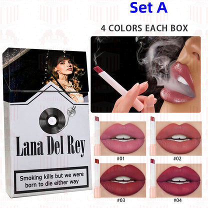 Lana Del Rey Lipstick Set, Personalized Christmas Gifts, Lana Del Rey Poster Cigarette Box