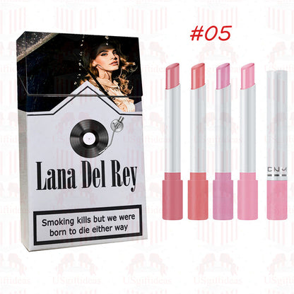 Lana Del Rey Lipstick Set, Personalized Christmas Gifts, Lana Del Rey Poster Cigarette Box