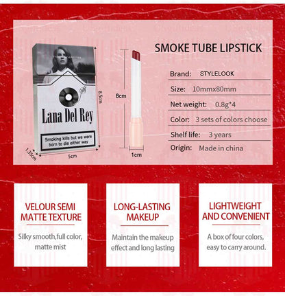 Lana Del Rey Lipstick Set, Personalized Christmas Gifts, Lana Del Rey Poster Cigarette Box