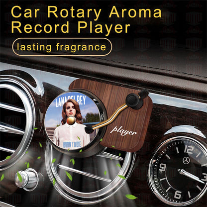 Lana Del Rey Car Air Freshener, Custom Car Air Freshener With Your Photo, Recod Player Car Air Freshener, Personalized Lana Del Rey Gift