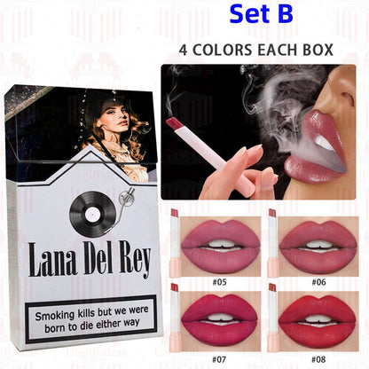 Lana Del Rey Lipstick Set, Personalized Christmas Gifts, Lana Del Rey Poster Cigarette Box