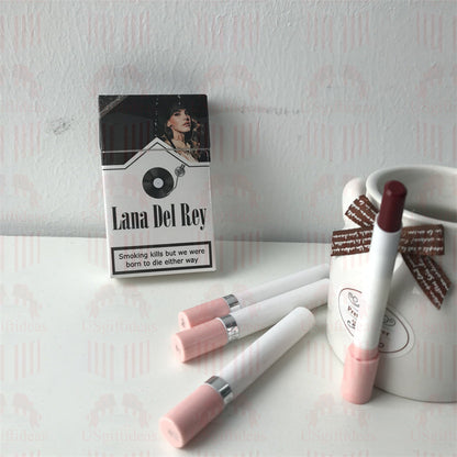 Lana Del Rey Lipstick Set, Personalized Christmas Gifts, Lana Del Rey Poster Cigarette Box