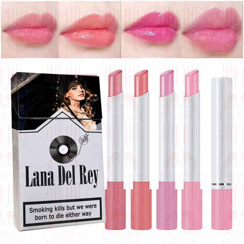 Lana Del Rey Lipstick Set, Personalized Christmas Gifts, Lana Del Rey Poster Cigarette Box