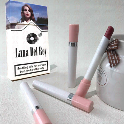 Lana Del Rey Lipstick Set, Personalized Christmas Gifts, Lana Del Rey Poster Cigarette Box