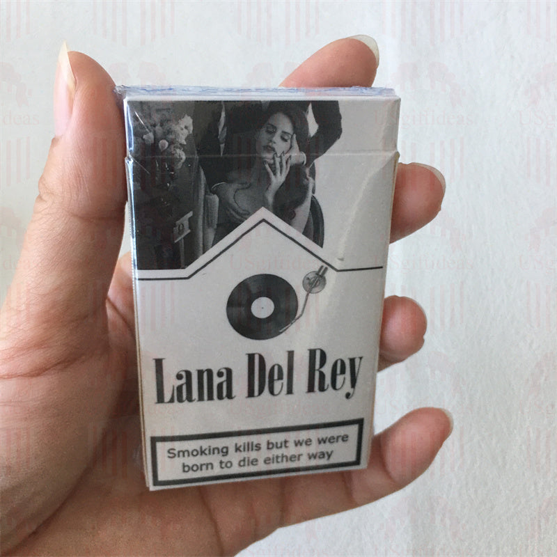 Lana Del Rey Lipstick Set, Personalized Christmas Gifts, Lana Del Rey Poster Cigarette Box