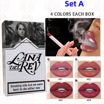 Lana Del Rey Lipstick Matte Glossy Tube Lipstick 24 Hour Lasting Lip Tint