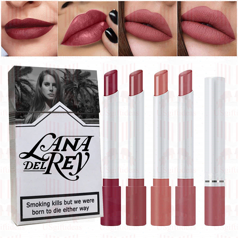 Lana Del Rey Lipstick Matte Glossy Tube Lipstick 24 Hour Lasting Lip Tint